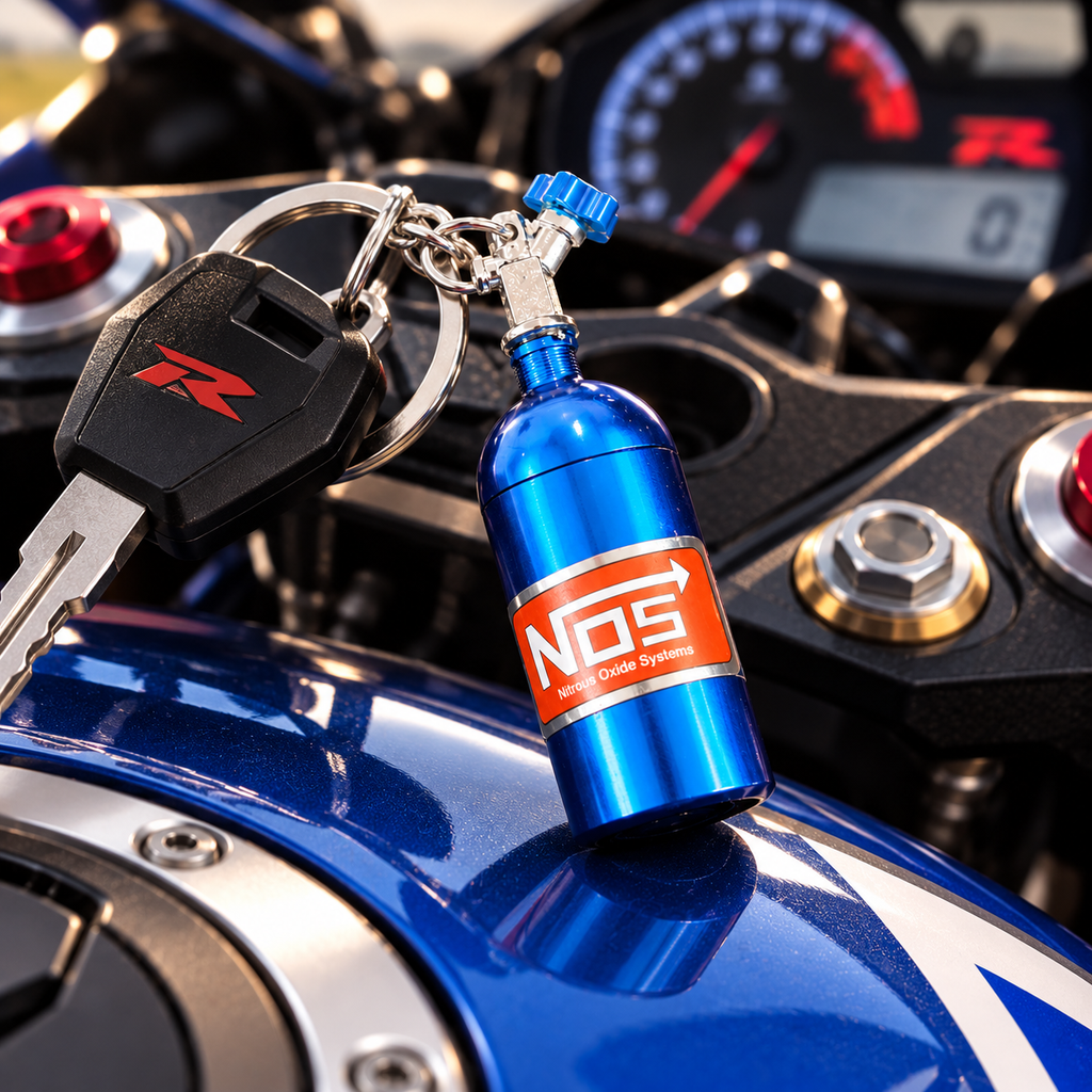 Nos Nitrogen Bottle Keychain