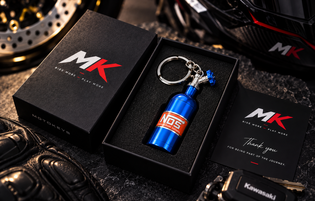 Nos Nitrogen Bottle Keychain