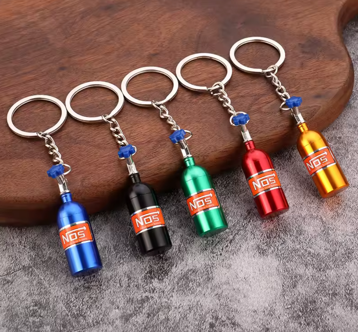 Nos Nitrogen Bottle Keychain